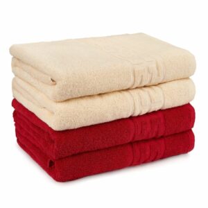 Set 4 Prosoape 100% Bumbac- 50x90 cm