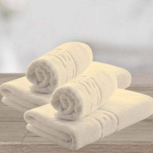 Set de 4 prosoape greek border- crem