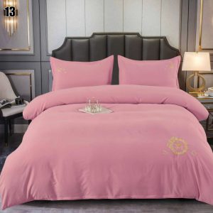 Lenjerie de pat bumbac finet brodat - 6 piese | 260-SE
