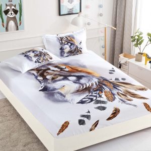 Husa de pat bumbac finet 3D - 3 piese | 0578-J