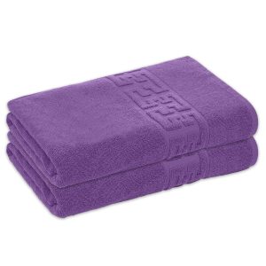 Set 2 Prosoape Baie , Bumbac 100%, 500g/m², Greek