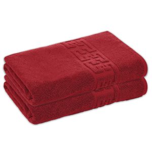 Set 2 Prosoape Baie , Bumbac 100%, 500g/m², Greek