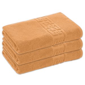 Set 3 Prosoape Baie , Bumbac 100%, 500g/m², Greek