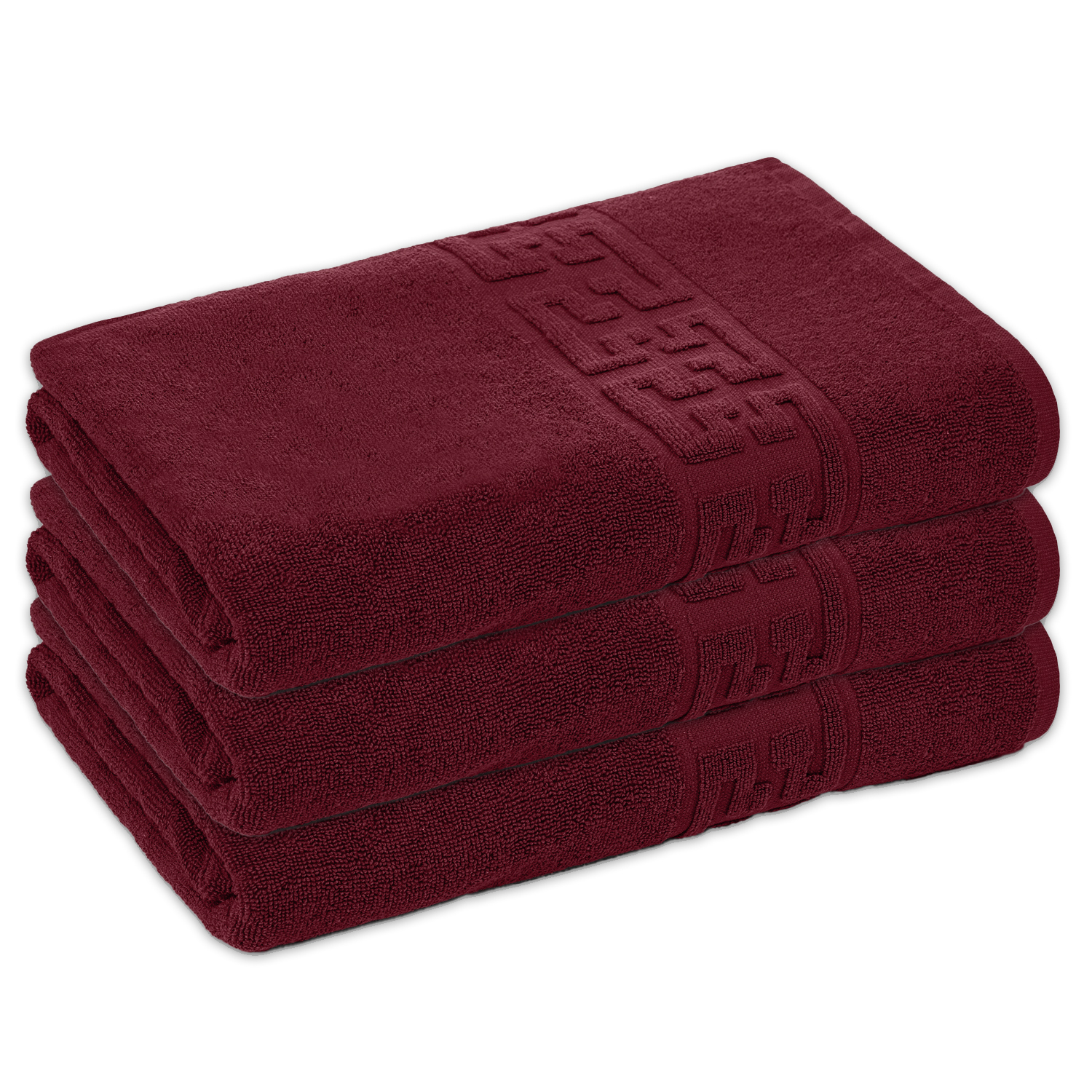 Set 3 Prosoape Baie , Bumbac 100%, 500g/m², Greek