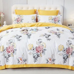 Lenjerie de pat bumbac finet - 4 piese | 0165-CA