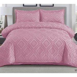 Lenjerie de pat bumbac finet brodat - 4 piese | 0217-CA