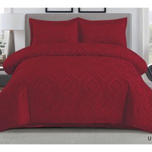 Lenjerie de pat bumbac finet brodat - 4 piese | 0218-CA