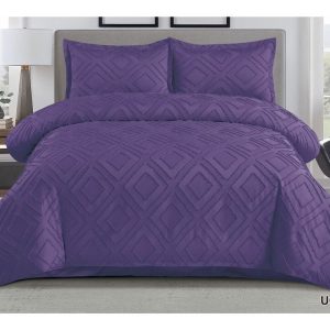 Lenjerie de pat bumbac finet brodat - 4 piese | 0212-CA