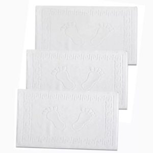 Set 3  covorase prosop de baie-alb