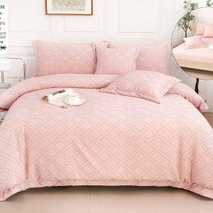 Lenjerie de pat  bumbac fin grofat - 6 piese | 1055-CM