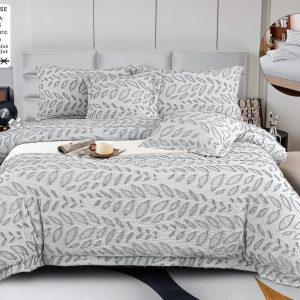 Lenjerie de pat  bumbac fin grofat - 6 piese | 1044-CM