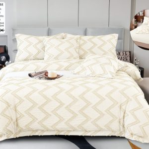 Lenjerie de pat  bumbac fin grofat - 6 piese | 1040- CM