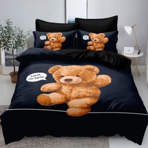 Lenjerie de pat finet 6 piese - 3D | 0133-AT