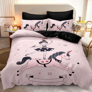 Lenjerie de pat finet 6 piese - 3D | 0138-AT