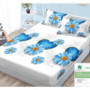 Husa de pat din bumbac finet – 3 piese | 0239-A