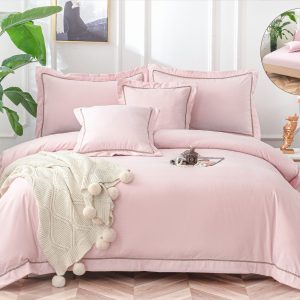 Lenjerie de pat din bumbac fin-6 piese | 1060-CM