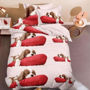 Lenjerie de pat bumbac finet 4 piese | 6248-SI