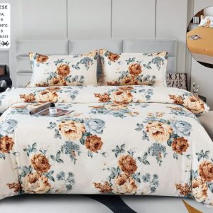 Lenjerie de pat bumbac satinat - 4 piese | 6094-CM