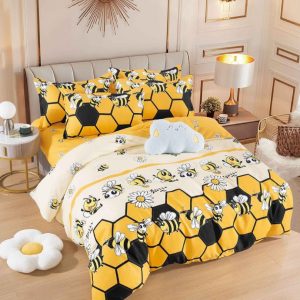 Lenjerie din Bumbac Finet – Set Complet 6 Piese | Calitate Premium si Preț Avantajos | COD 0611-J