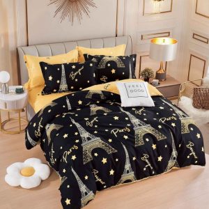 Lenjerie din Bumbac Finet – Set Complet 6 Piese | Calitate Premium si Preț Avantajos | COD 0613-J