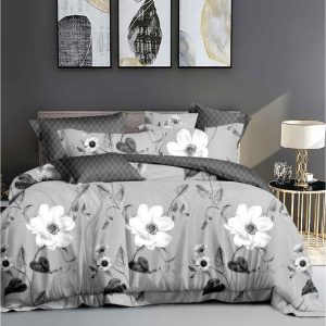 Lenjerie de Pat din Bumbac Finet – 6 Piese | Confort si Caldura Pentru Nopti Linistite | COD 0031-TL