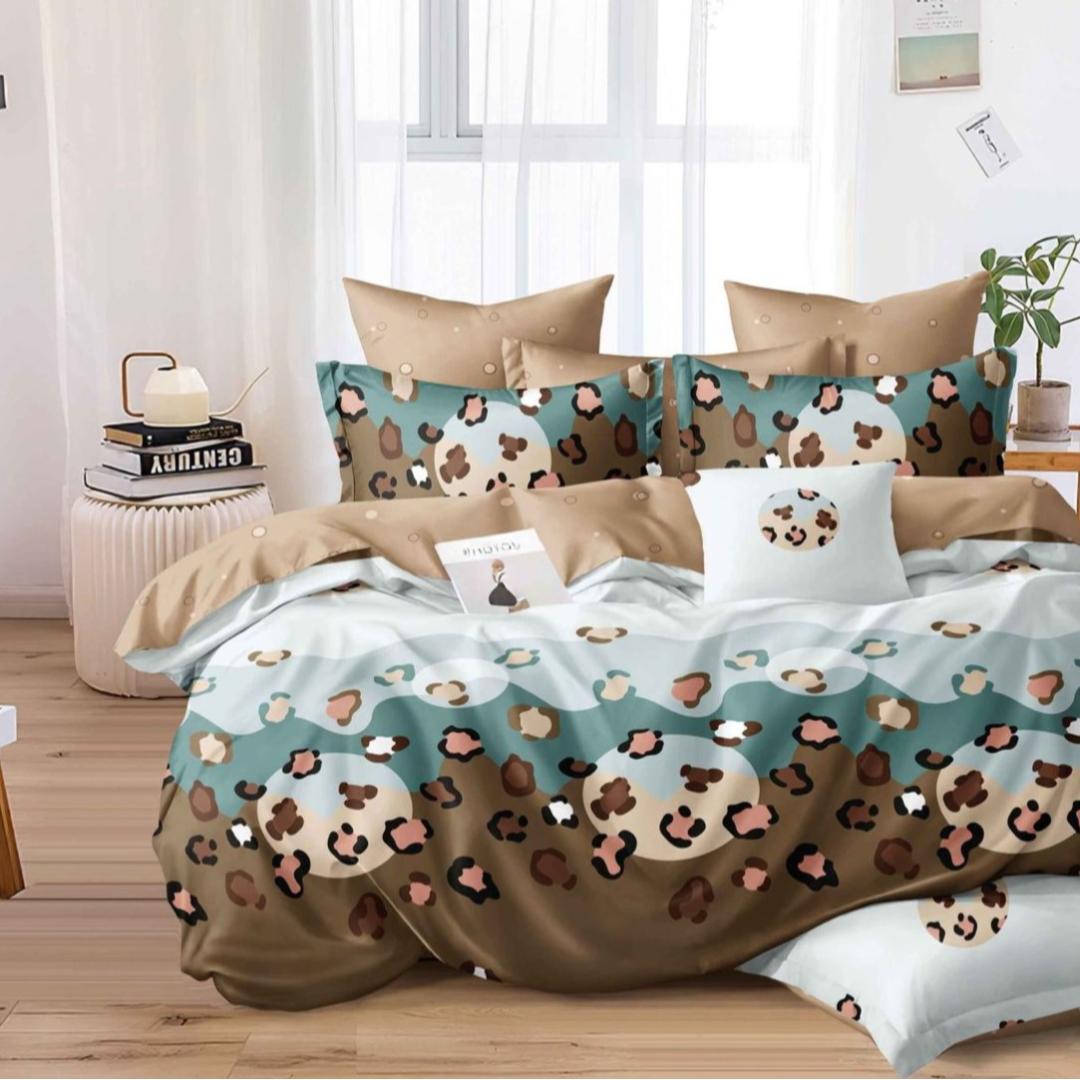 Lenjerie de Pat din Bumbac Finet – 6 Piese | Confort si Caldura Pentru Nopti Linistite | COD 0045-TL