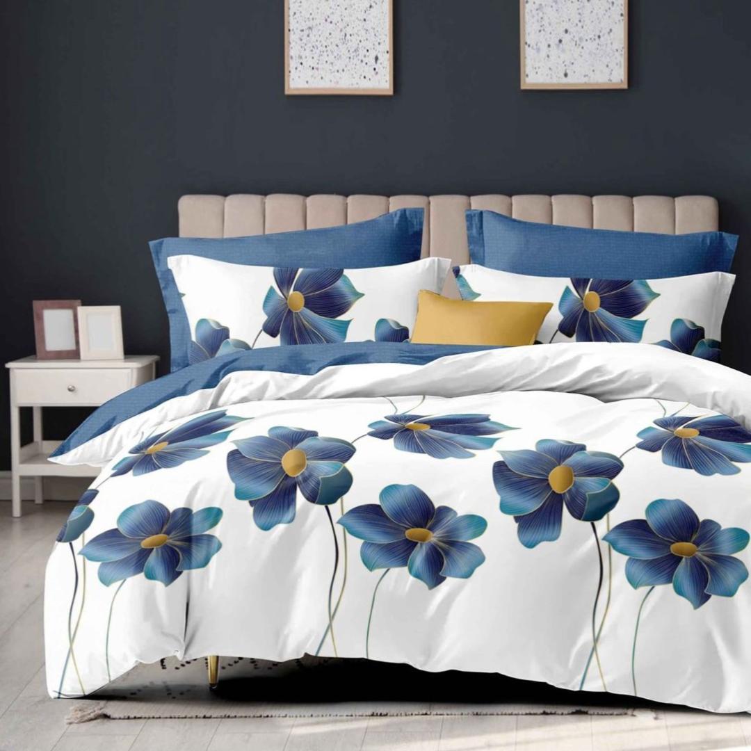 Lenjerie de Pat din Bumbac Finet – 6 Piese | Confort si Caldura Pentru Nopti Linistite | COD 0047-TL