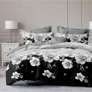 Lenjerie de Pat din Bumbac Finet – 6 Piese | Confort si Caldura Pentru Nopti Linistite | COD 0059-TL