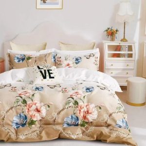 Lenjerie de Pat din Bumbac Finet – 6 Piese | Confort si Caldura Pentru Nopti Linistite | COD 0074-TL