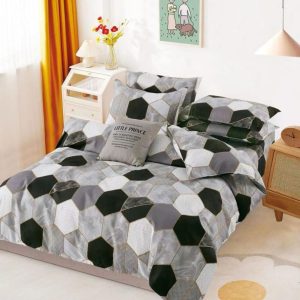 Lenjerie de Pat din Bumbac Finet – 6 Piese | Confort si Caldura Pentru Nopti Linistite | COD 0077-TL