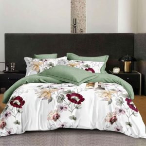Lenjerie de Pat Bumbac Finet - 6 Piese | Confort si Eleganta pentru Somnul Tau | COD 0339-CF