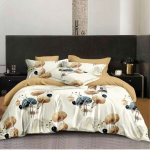 Lenjerie de Pat Bumbac Finet - 6 Piese | Confort si Eleganta pentru Somnul Tau | COD 0338-CF