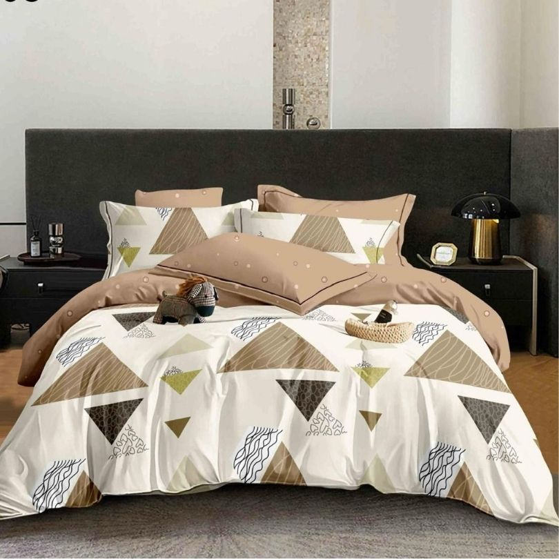 Lenjerie de Pat Bumbac Finet - 6 Piese | Confort si Eleganta pentru Somnul Tau | COD 0335-CF