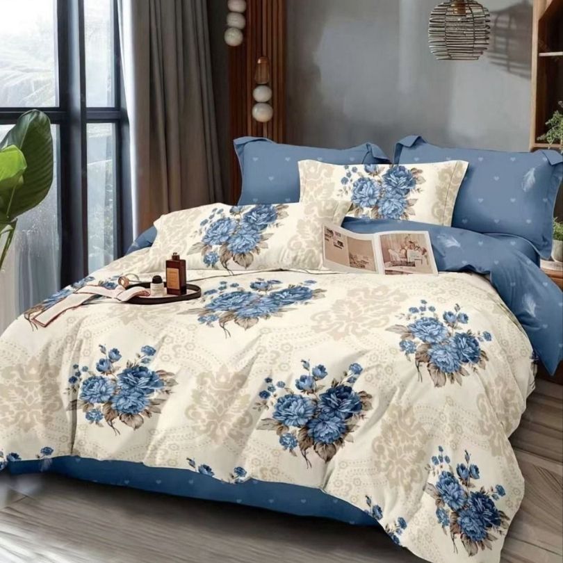 Lenjerie de Pat Bumbac Finet - 6 Piese | Confort si Eleganta pentru Somnul Tau | COD 0320-CF