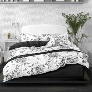 Lenjerie de Pat Bumbac Finet - 6 Piese | Confort si Eleganta pentru Somnul Tau | COD 0329-CF