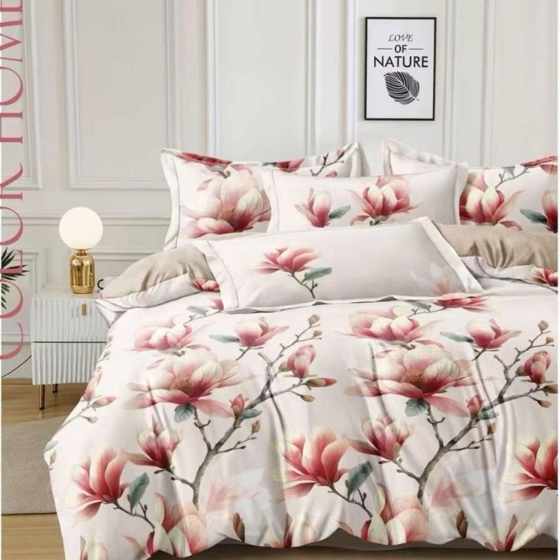 Lenjerie de Pat Bumbac Finet - 6 Piese | Confort si Eleganta pentru Somnul Tau | COD 0316-CF