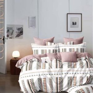 Lenjerie de Pat Bumbac Finet - 6 Piese | Confort si Eleganta pentru Somnul Tau | COD 0319-CF