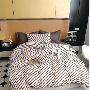 Lenjerie de Pat Bumbac Finet - 6 Piese | Confort si Eleganta pentru Somnul Tau | COD 0314-CF