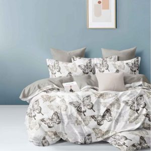 Lenjerie de Pat Bumbac Finet - 6 Piese | Confort si Eleganta pentru Somnul Tau | COD 0313-CF