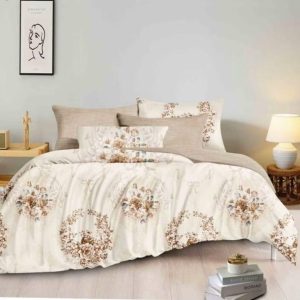 Lenjerie de Pat Bumbac Finet - 6 Piese | Confort si Eleganta pentru Somnul Tau | COD 0312-CF