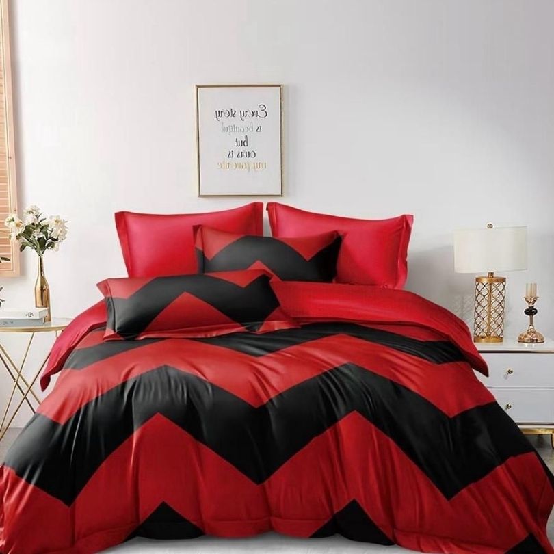 Lenjerie de Pat Bumbac Finet - 6 Piese | Confort si Eleganta pentru Somnul Tau | COD 0310-CF