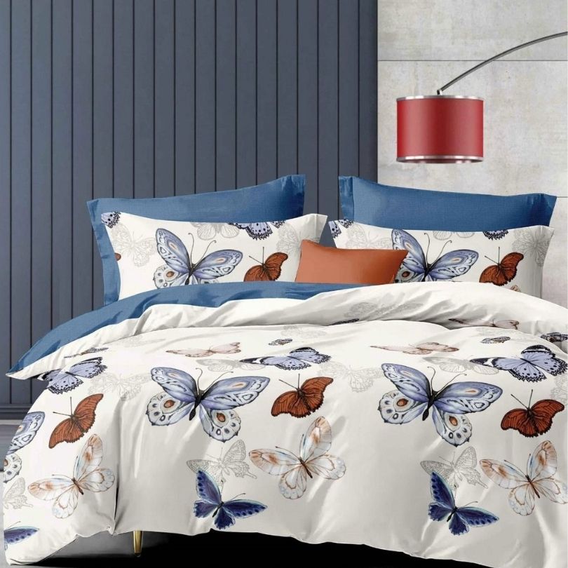 Lenjerie de Pat Bumbac Finet - 6 Piese | Confort si Eleganta pentru Somnul Tau | COD 0306-CF