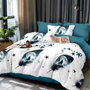 Lenjerie de Pat Bumbac Finet - 6 Piese | Confort si Eleganta pentru Somnul Tau | COD 0317-CF
