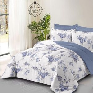 Lenjerie de Pat Bumbac Finet - 6 Piese | Confort si Eleganta pentru Somnul Tau | COD 0279-CF
