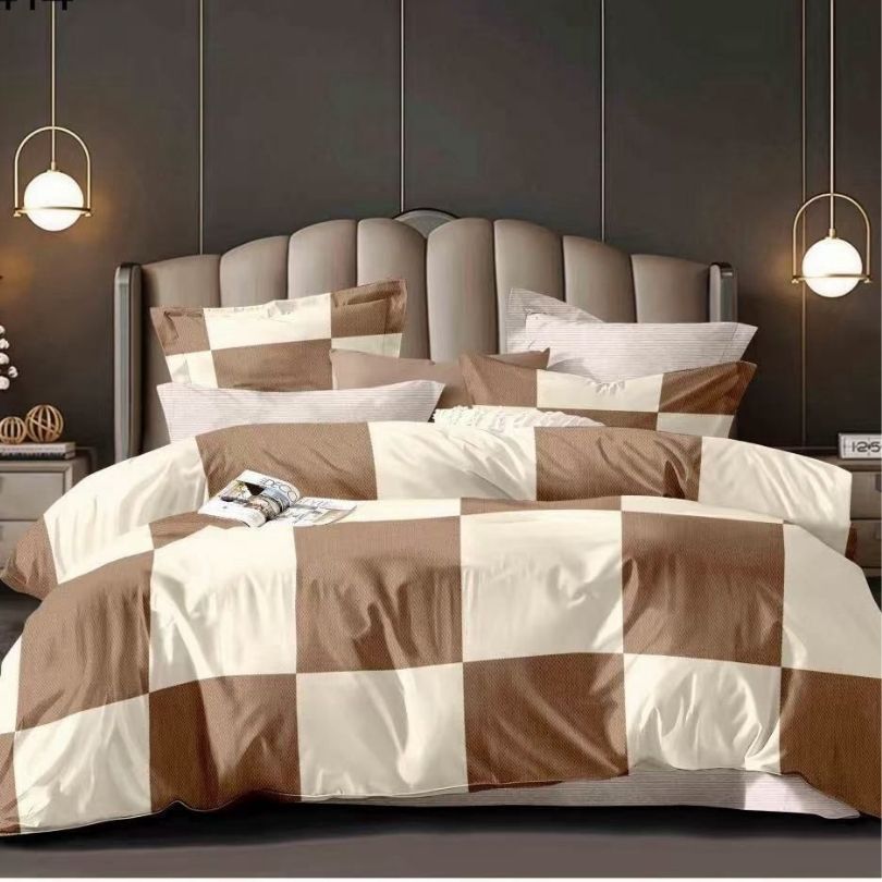 Lenjerie de Pat Bumbac Finet - 6 Piese | Confort si Eleganta pentru Somnul Tau | COD 0346-CF