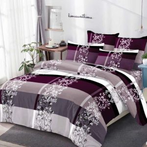 Lenjerie de Pat Bumbac Finet - 6 Piese | Confort si Eleganta pentru Somnul Tau | COD 0262-CF