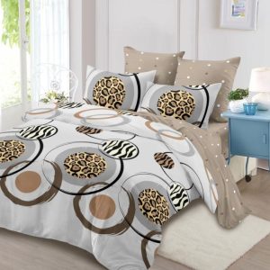 Lenjerie de Pat Bumbac Finet - 6 Piese | Confort ai Eleganta in Dormitorul Tau | COD 0089-CA