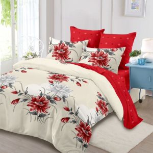 Lenjerie de Pat Bumbac Finet - 6 Piese | Confort ai Eleganta in Dormitorul Tau | COD 0090-CA