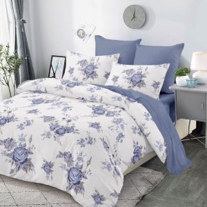 Lenjerie de Pat Bumbac Finet - 6 Piese | Confort ai Eleganta in Dormitorul Tau | COD 0092-CA