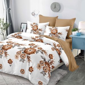 Lenjerie de Pat Bumbac Finet - 6 Piese | Confort ai Eleganta in Dormitorul Tau | COD 0094-CA